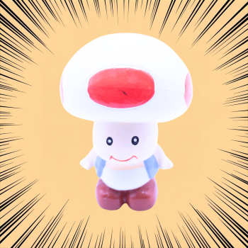 Super Mario Toad Vintage Figur 1994 | Nintendo Hartplastik